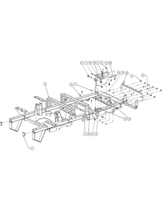 Frame Assembly Diagram and Parts List for M48-KW 53AI8CTV750-23HP Cub Cadet Lawn Tractor
